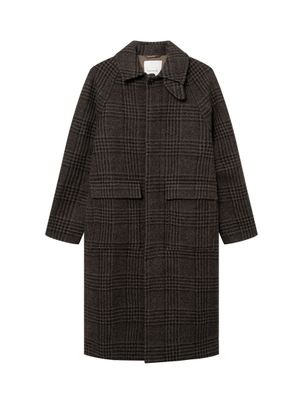 WOOD WOOD Ziggy Check Wool Rich Coat, Delicioso Check, Delicioso Check