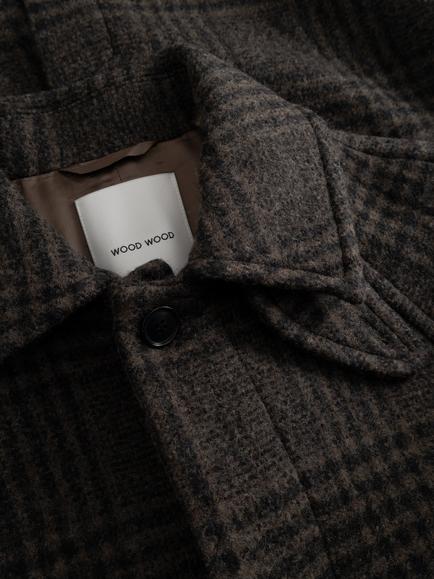 WOOD WOOD Ziggy Check Wool Rich Coat, Delicioso Check - view 2, Delicioso Check