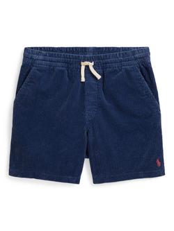 Ralph Lauren Kids' Polo Prepster Corduroy Shorts, Old Royal, Old Royal