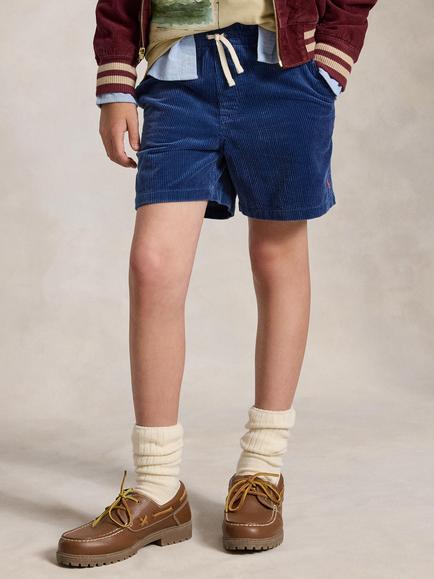 Ralph Lauren Kids' Polo Prepster Corduroy Shorts, Old Royal, Old Royal