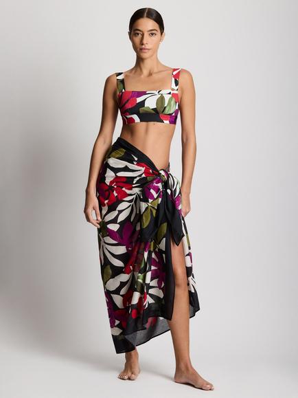Lauren Ralph Lauren Border Kaftan, Multi/Jungle