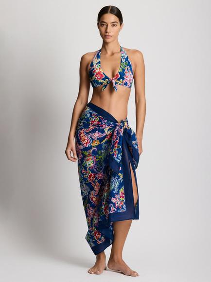 Lauren Ralph Lauren Border Kaftan, Multi/Coastal