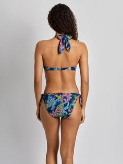 Lauren Ralph Lauren Coastal Paisley Bikini Bottoms, Coastal Blue/Multi - view 2, Coastal Blue/Multi