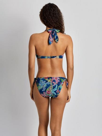 Lauren Ralph Lauren Coastal Paisley Bikini Bottoms, Coastal Blue/Multi - view 2, Coastal Blue/Multi