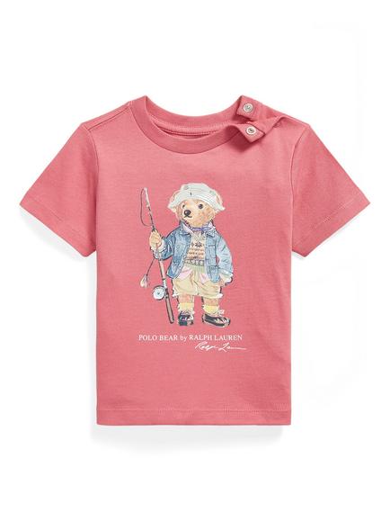 Ralph Lauren Baby Short Sleeve Fishing T-Shirt, Red, Red