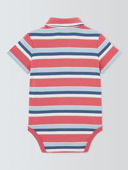 Ralph Lauren Baby Knitted Bodysuit, Red Multi - view 2, Red Mu