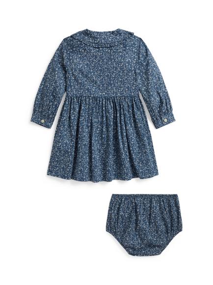 Ralph Lauren Baby Floral Shirt Dress Set, Prolyn B - view 2, Prolyn B