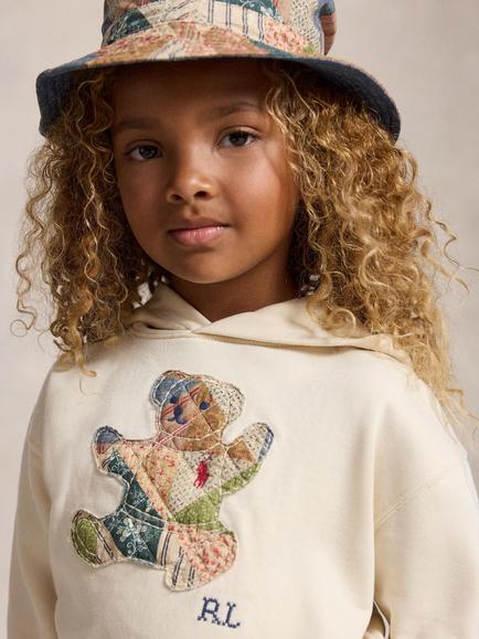 Polo Ralph Lauren Kids' Knit Pullover Hoodie, Beige - view 2, Beige