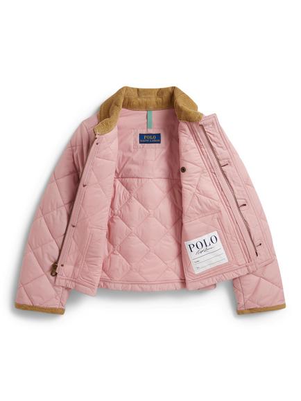 Polo Ralph Lauren Kids' Quilted Jacket, Pink - view 2, Pink