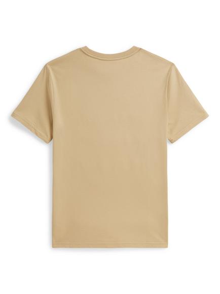 Polo Ralph Lauren Kids' Short Sleeve Expedition T-Shirt, Cream - view 2, Cream