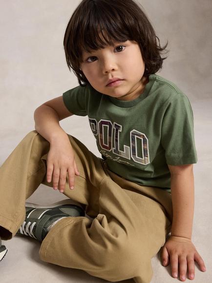 Polo Ralph Lauren Kids' Short Sleeve Logo T-Shirt, Green - view 2, Green