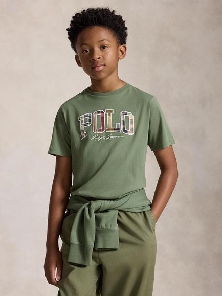 Polo Ralph Lauren Kids' Short Sleeve Logo T-Shirt, Green, Green