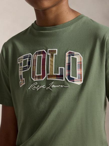 Polo Ralph Lauren Kids' Short Sleeve Logo T-Shirt, Green - view 2, Green