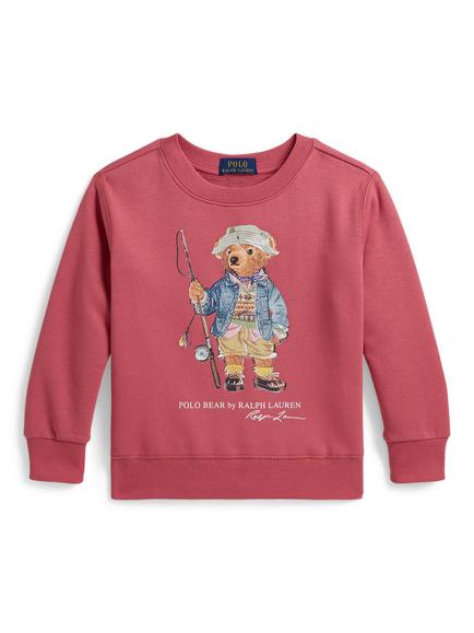 Polo Ralph Lauren Fleece Fishing Sweatshirt, Red, Red