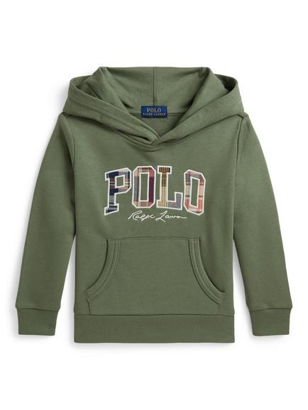 Polo Ralph Lauren Kids' Cotton Blend Hoodie, Green, Green