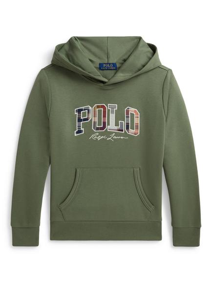 Polo Ralph Lauren Kids' Cotton Blend Hoodie, Green, Green