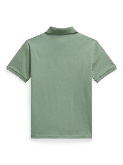 Polo Ralph Lauren Kids' Short Sleeve Polo Shirt, Khaki - view 2, Fatigue