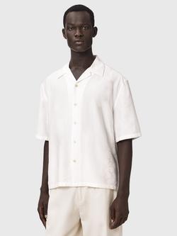 AllSaints Purley Short Sleeve Shirt, White, White