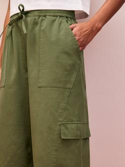 Ro&Zo Cargo Pocket Trousers, Green - view 2, Green