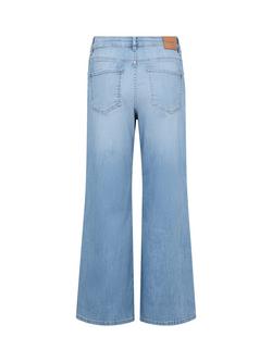 MOS MOSH Dara High Rise Wide Leg Jeans, Blue - view 2, Blue