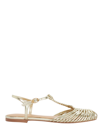 Dune London Harmoni Strappy Sandals, Gold