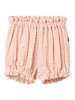 WHEAT Baby Angie Cotton Bloomers, Powder Hearts, Powder Hearts