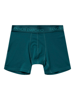 Panos Emporio Bamboo Blend Boxer Shorts, Pack of 3, Blue - view 2, Blue