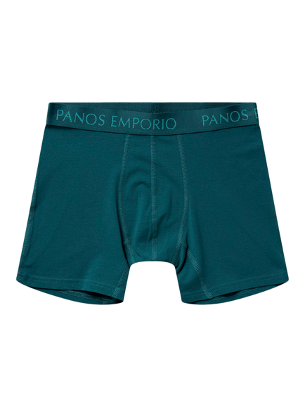 Panos Emporio Bamboo Blend Boxer Shorts, Pack of 3, Blue - view 2, Blue