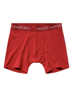 Panos Emporio Bamboo Blend Boxer Shorts, Pack of 3, Blue/Red - view 2, Blue/Red