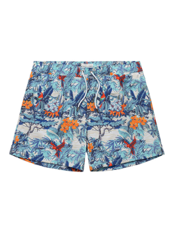 Panos Emporio Classic Hibiscus Swim Shorts, Multi - view 2, Multi