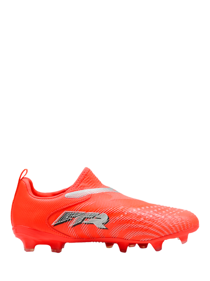 PUMA Kids' Future 9 Match Football Shoes, Red/White/Black