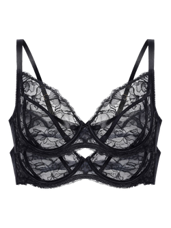 Dorina Perfect Lace Full Cup Bra, Pack of 2, Black, Black