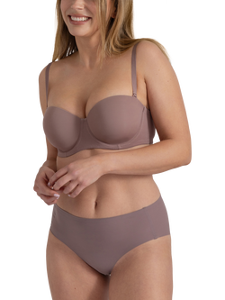 Dorina Michelle Balcony Bra, Brown - view 2, Brown