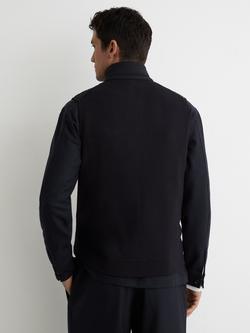 Reiss Newford Padded Gilet - view 2, Navy