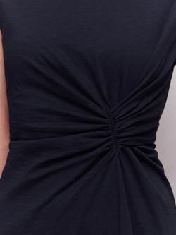 Boden Delilah Twist T-Shirt Mini Dress, Navy - view 2, Navy