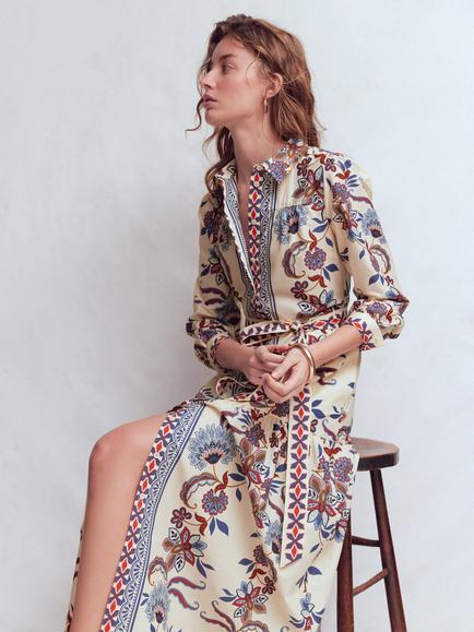 maxi shirt dress uk Linen Maxi Shirt Dress / "Amalfi"