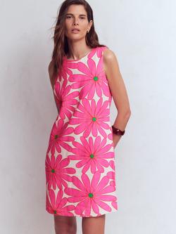 Boden Daisy Blossom Shift Dress, Pink/Multi, Pink/Multi