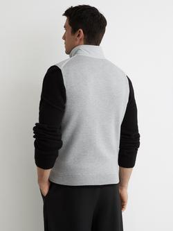 Reiss Newford Padded Gilet - view 2, Soft Grey