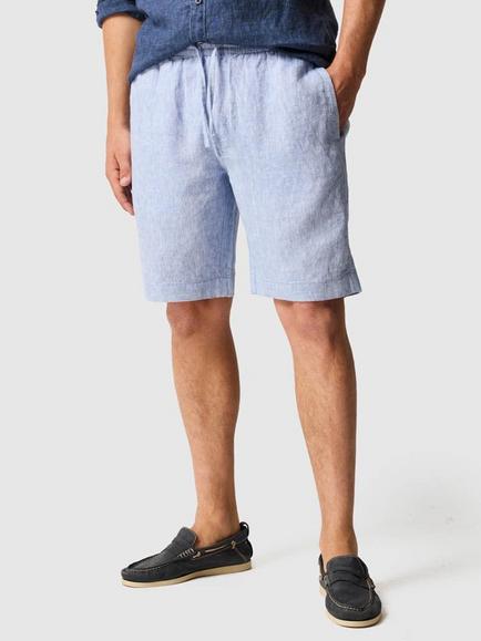 Rodd & Gunn Linen 9" Resort Shorts, Denim Blue