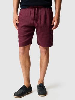 Rodd & Gunn Linen 9" Resort Shorts, Oxblood