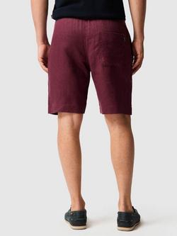Rodd & Gunn Linen 9" Resort Shorts - view 2, Oxblood