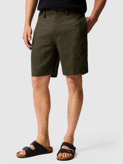 Rodd & Gunn Longbeach Linen Shorts, Dark Olive