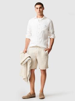 Rodd & Gunn Longbeach Linen Shorts - view 2, Oatmeal