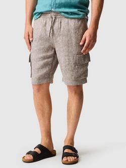 Rodd & Gunn Palm Island Linen Cargo Shorts, Mocha