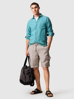 Rodd & Gunn Palm Island Linen Cargo Shorts - view 2, Mocha