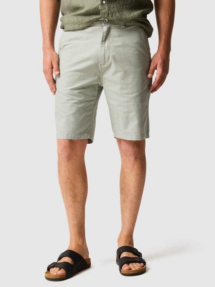 Rodd & Gunn The Gunn Stretch Cotton 9" Bermuda Shorts, Fern