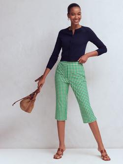 Boden Capri Trousers, Emerald, Emerald