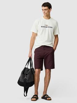 Rodd & Gunn The Gunn Stretch Cotton 9" Bermuda Shorts - view 2, Oxblood