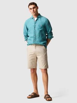 Rodd & Gunn The Gunn Stretch Cotton 9" Bermuda Shorts - view 2, Sepia