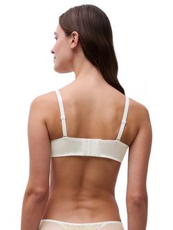 Chantelle Daydream Half Cup Bra, Green/White - view 2, Green/White